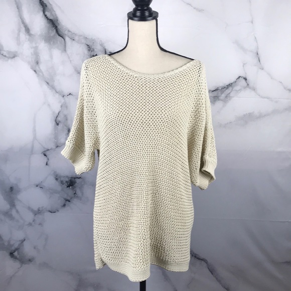 MaxMara Sweaters - MAX MARA cream oversized knit sweater tunic